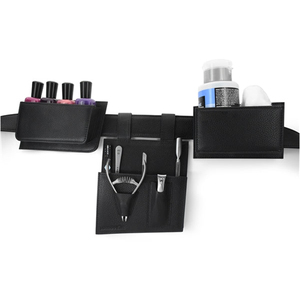 Système de ceinture en cuir de qualité supérieure avec poche pour barre de pédicure |   Organisateur en cuir de vache véritable |   Taille compacte - Product Image 3