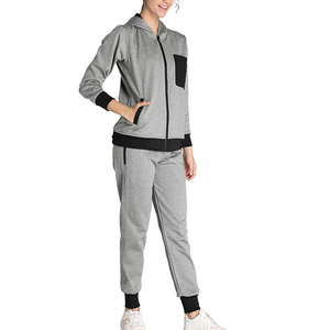 FARMAN TRADERS Ensemble de survêtement gris uni multi-poches avec logo brodé personnalisé, grande taille, tenue de sport, faible MOQ - Product Image 3