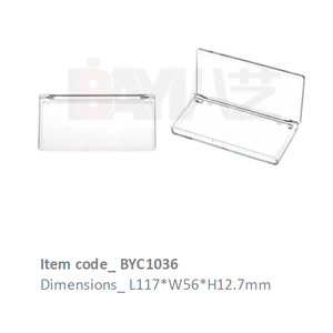 Paleta de Maquillaje Compacta Transparente con Logotipo Personalizado y Marca Privada para Sombra de Ojos, Rubor, Bronceador y Contorno - Product Image 1