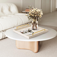 Plateau de service en bois et cuir gravé avec poignées métalliques, fait main, plateau décoratif moderne de luxe pour la maison, l'hôtel, le restaurant