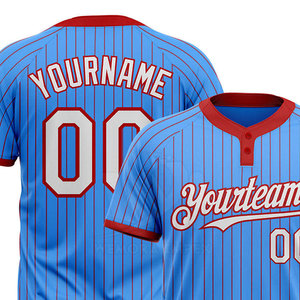 Venta Directa de Fábrica, Jersey de Béisbol de Manga Corta con Dos Botones, Nuevo Estilo Deportivo, Jersey de Béisbol con Dos Botones - Product Image 3