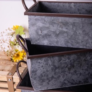 Decoración de Jardín de Metal Pesado Hecha a Mano con Acabado Pátina Gris, de Gran Tamaño, para Uso en Exteriores - Product Image 5
