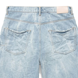 Shorts en jean vintage pour homme en coton biologique, respirants, anti-UV, séchage rapide, décontractés, style streetwear d'été - Product Image 6