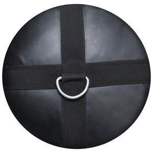 Sac d'entraînement de boxe jaune en PU durable, rempli de sable, pour adultes, avec suspension par chaîne, haute qualité, pour l'entraînement de boxe - Product Image 3