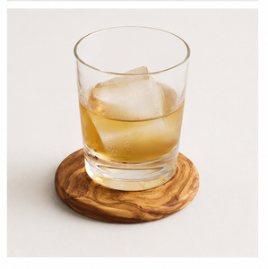 Handcrafted Rustic Olive Wood Coaster Set Eco-Friendly Round Natural Wood Grain Drink <b>Mats</b> For Coffee Mugs And Tea <b>Cups</b> <b>Mats</b> - Product Image 6
