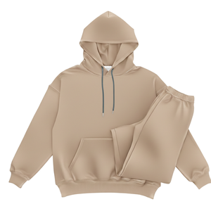 Ensemble de survêtement décontracté deux pièces pour homme, sweat à capuche et pantalon de jogging de haute qualité, personnalisable, toutes saisons, fabrication usine - Product Image 3