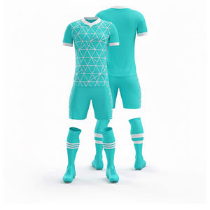 Ensemble d'uniformes de football par sublimation, fabricant professionnel |   Tailles pour hommes, femmes et jeunes |   Vêtements de sport légers et à séchage rapide - Product Image 2