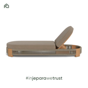 Nueva Llegada: Conjunto de Silla de Playa y Tumbona Ergonómica de Teca - Muebles Plegables Resistentes a los Rayos UV para Uso en Hoteles y Villas - Arini - Product Image 2