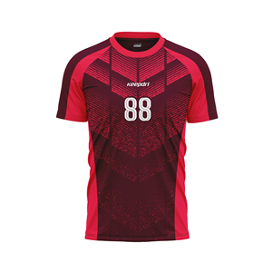 T-shirt de course de football extra résistant sans couture Tissu respirant confortable Couture renforcée Imprimé Ensemble durable - Product Image 1