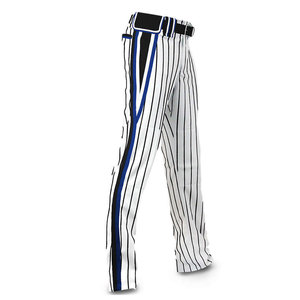 Pantalon de baseball gris vierge 100 % polyester personnalisé par sublimation pour hommes, idéal pour les uniformes d'équipe et l'entraînement sportif – Vente en gros, durable - Product Image 4