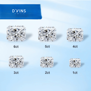 Diamantes cultivados en laboratorio con corte radiante de D'Vins Jewels, 1ct, 1.1ct, 1.2ct, 1.3ct, 1.4ct, 1.5ct, color D, para la fabricación de joyas. - Product Image 2