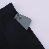 Combinaison de travail noire pour homme PUFFIN SPORTS avec bandes réfléchissantes, uniforme de sécurité en coton, vêtements de travail industriels et de construction
