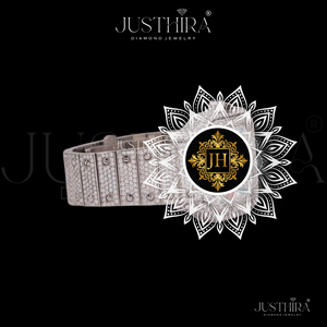 Excellent Quality Luxury Moissanite Diamond Quartz Watch Men Stainless Steel Strap Mechanical Movement Business <b>Wristwatch</b> - Product Image 2