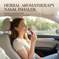 Inhalateur nasal aromathérapeutique aux herbes naturelles, très vendu, pour une respiration fraîche, une relaxation quotidienne et un bien-être quotidien