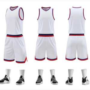 Tenue de basketball à prix de gros pour jeunes, uniforme de sport personnalisé avec logo, ensemble de sport léger pour hommes. - Product Image 3