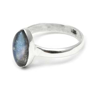 Unique Design 925 Sterling Silver <b>Ring</b> With Brilliant Marquise Cut <b>Labradorite</b> Gemstone Handmade Bohemian <b>Ring</b> For Girls - Product Image 1