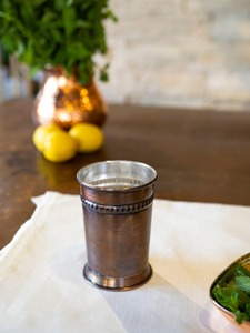 Hammered Copper Cocktail Glass <b>Mug</b> Set of 4 Shot Glass 500ml Capacity <b>Stackable</b> Straws Dishwasher Safe Moscow Mule Beer Whiskey - Product Image 4
