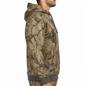 Sudadera con Capucha de Caza Personalizada OEM, Chaqueta de Invierno Unisex para Exteriores, Transpirable, de Secado Rápido, Impermeable, con Forro Polar, Mezcla de Algodón para Cazadores de Ciervos - Product Image 3
