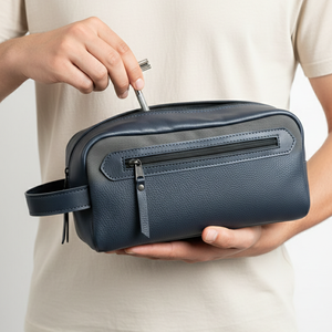 Wholesale Portable Polyester Oxford Travel Makeup Pouch Fashion Storage <b>Waterproof</b> <b>Toiletry</b> Cosmetic <b>Bag</b> for Men - Product Image 5