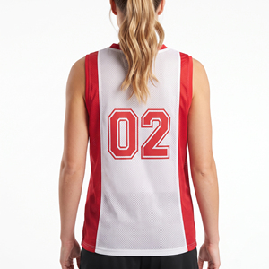 Maillots d'entraînement sportifs professionnels pour femmes, maillots de basket-ball respirants en mesh, personnalisables avec le nom de l'équipe - Product Image 2