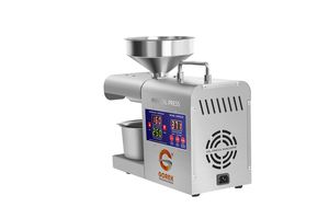 Mini Prensa de Aceite GOREK TECHNOLOGIES de Acero Inoxidable con Control Digital de Temperatura, Extractor de Tornillo Semiautomático, 3-6 kg/h - Product Image 4