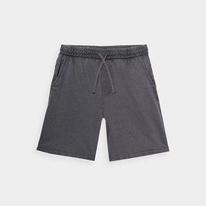 Men's Plus Size Casual <b>Bermuda</b> <b>Shorts</b> 100% Cotton Solid Color Breathable Drawstring Waist Knitted Fabric Mid Rise Pockets - Product Image 1