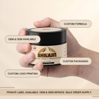 Résine de Shilajit Naturelle de l'Himalaya, Complément Alimentaire à Base de Plantes, Fabricant OEM sous Marque Privée