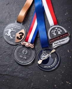 Trofeo Deportivo Personalizable de Acrílico Premium, Bronce, Duradero, Reciclable, con Logotipo Grabado, Precio de Fábrica, Premio por Logro - Product Image 6
