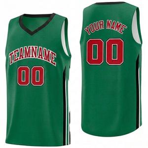 Men's Sleeveless <b>Basketball</b> Jersey Black Red Striped Sublimated Print 23 Custom Logo Moisture Wicking Regular Fit OEM Service - Product Image 5