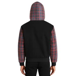 ผู้ผลิตเสื้อผ้า OEM แฟชั่นสตรีทแวร์ เสื้อฟลีซหนานุ่ม 100% ผ้าฝ้าย ระบายอากาศ กันลม เป็นมิตรกับสิ่งแวดล้อม พร้อมซิป - Product Image 4