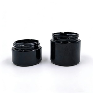 Pot en verre compact transparent pour shilajit avec couvercle à vis pour la présentation des produits - Product Image 1