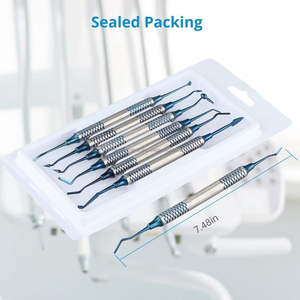 Herramientas Manuales para Restauración Dental de Composite, 6 Piezas, Acero Inoxidable, Antiadherentes, CE ISO Clase I, Venta al Por Mayor de Fábrica - Product Image 4