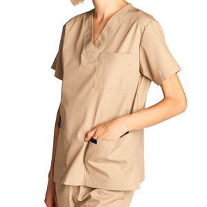 Ensemble de blouses professionnelles en tissu doux, respirant et confortable, idéal pour les hôpitaux, les cliniques, les infirmières et l'utilisation médicale quotidienne - Product Image 4