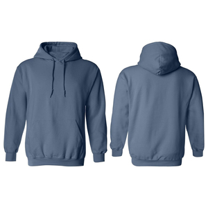 Sweat à capuche zippé pour homme, coupe classique, couleur unie, style décontracté hiver, poche kangourou, design personnalisé, polaire de haute qualité, écologique - Product Image 2