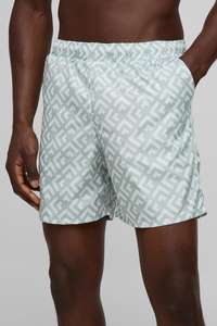 Shorts d'été oversize pour hommes, style streetwear, avec logo personnalisé imprimé, en mélange de coton, taille élastique, décontractés et tendance, fournis par le fabricant - Product Image 2