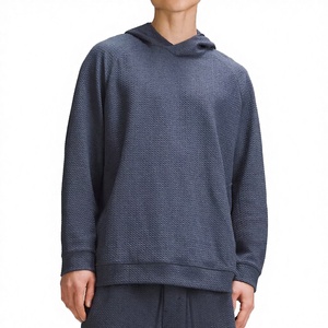 Sudadera con Capucha Digital Sólida para Hombre, de Alta Calidad, 100% Algodón, Holgada, Informal, Moderna, Transpirable, de Forro Polar, Color Dorado - Product Image 3