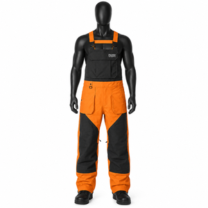 Professional <b>Waterproof</b> Winter Ski Bib Mens Womens Snowboarding Pants Insulated Windproof Outdoor Snow <b>Overalls</b> Skiing Wear Gear - Product Image 1