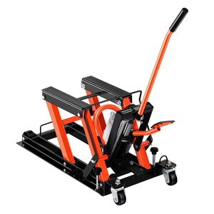 Sollevatore a martinetto per moto da 1500 libbre con martinetti a trasmissione idraulica e pneumatica a 2 ruote per bici - Product Image 1