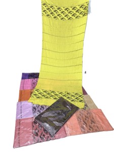 Chal de mujer al por mayor, personalizado, con bordado geométrico, largo, ligero, transpirable, para uso diario en todas las estaciones, pañuelo tipo bufanda, a granel. - Product Image 5