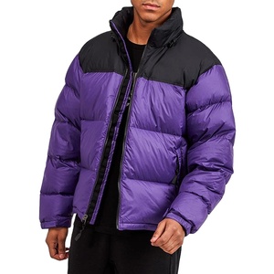Wholesale Price Casual Outwear Men Puffer <b>Jacket</b> Stand Collar Stylish Streetwear Winter Warm Waterproof Windproof Front - Product Image 5