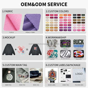 Sudaderas con Capucha Extra Grandes Unisex de Alta Calidad para Invierno, con Impresión Digital Sólida y Logotipo Personalizado, de Algodón/Poliéster, Transpirables y de Secado Rápido para Hombre y Mujer - Product Image 6