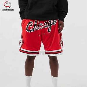 กางเกงบาสเก็ตบอลสไตล์สตรีทผู้ชาย มีกระเป๋าซิป น้ำหนักเบา ระบายอากาศได้ดี เหมาะสำหรับการฝึกซ้อม รับผลิตแบบ OEM  ปรับแต่งสีและโลโก้ได้ - Product Image 5