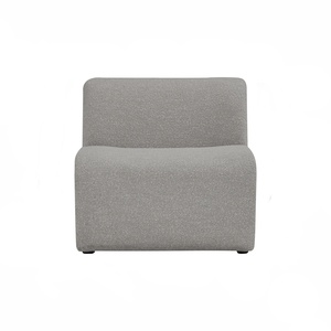 Modern <b>Fabric</b> Lounge <b>Sofa</b> Chair Upholstered Accent Armchair Sectional Module for Living Room Hotel Apartment - Product Image 2