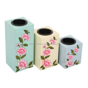 Portavelas Ecológico de Incrustaciones de Hueso de Primera Calidad para Decoración Navideña del Hogar, Hecho a Mano con Opciones Personalizables - Product Image 4