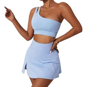 Uniforme de Tenis para Mujer, Falda y Top Deportivos, Suaves, Transpirables, Dinámicos, Versátiles, de Primera Calidad, Estilo Vanguardista - Product Image 4