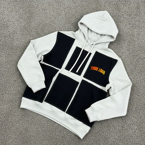 Sweat-shirts à capuche pour hommes sur mesure OEM ODM, design personnalisé, tissu 100% coton, coupe ample, multicolores, style hip-hop, pour usage décontracté - Product Image 4