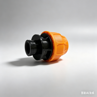Adaptateur de compression PP à filetage femelle PN16, raccord de tuyauterie HDPE à filetage femelle pour l'alimentation en eau et l'irrigation