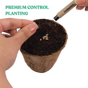 Stylos à graines écologiques - Corps en papier recyclé durable, pointe de 0,35 mm, encre noire, stylo à bille avec capuchon en graines, papeterie zéro déchet, cadeau - Product Image 3