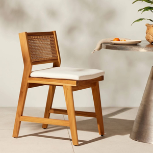 Best Selling Furniture New Wooden Single Chair for Indoor, Modern Minimalist Design with Rattan Rope <b>Backrest</b> - Product Image 6