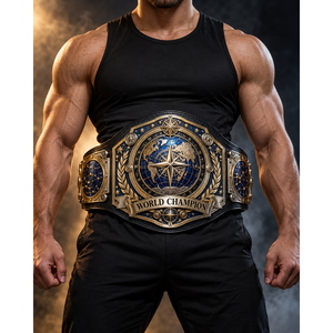 Ceinture de championnat personnalisée Astral Atlas pour la lutte, la boxe, le MMA - Matériel métallique, longueur 2,2 m, diamètre 50 mm, logo personnalisé - Product Image 1